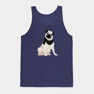 Winter Pug Dog T-Shirt for Dog Lovers Tank Top